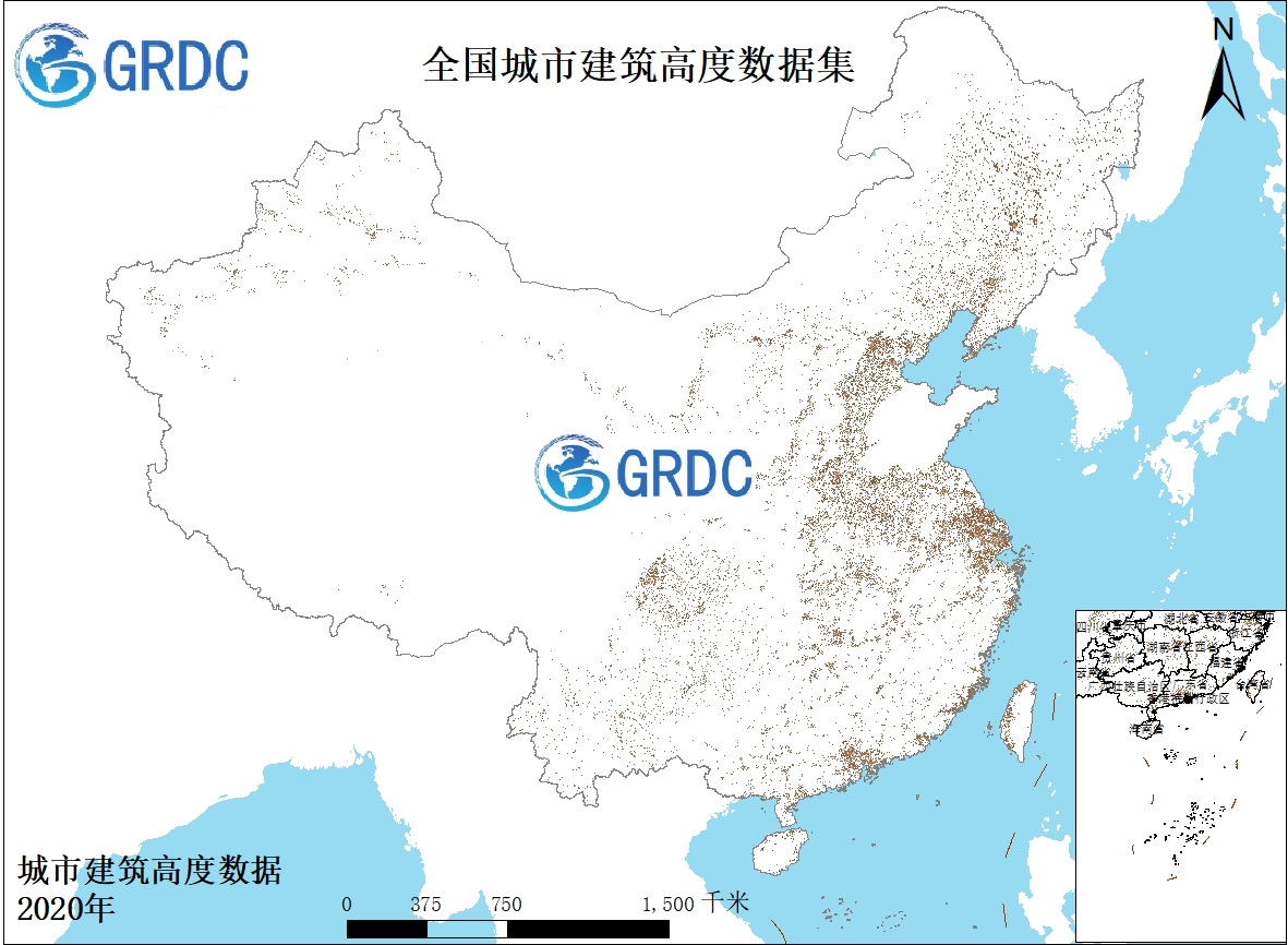 全国城市建筑高度数据集（2020）