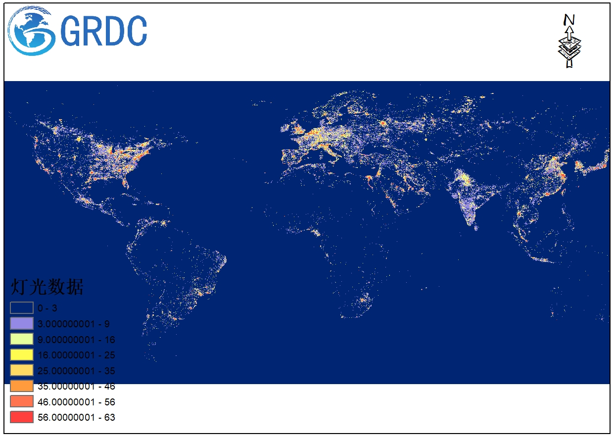 DMSP全球逐年夜间灯光数据2000-2013