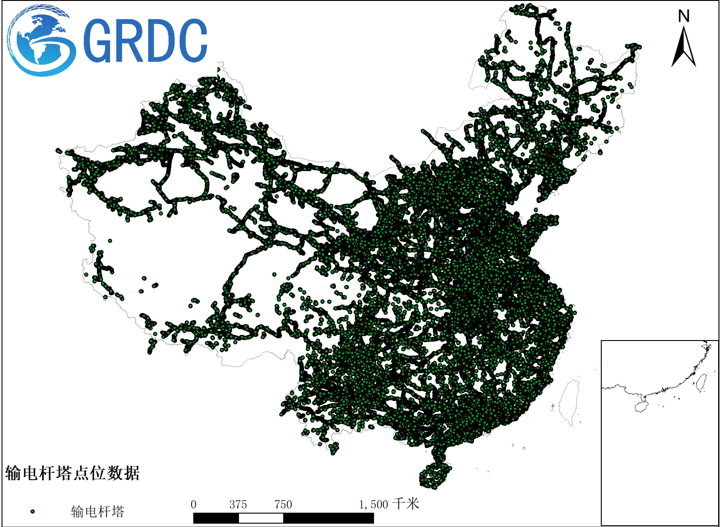 中国输电杆塔数据