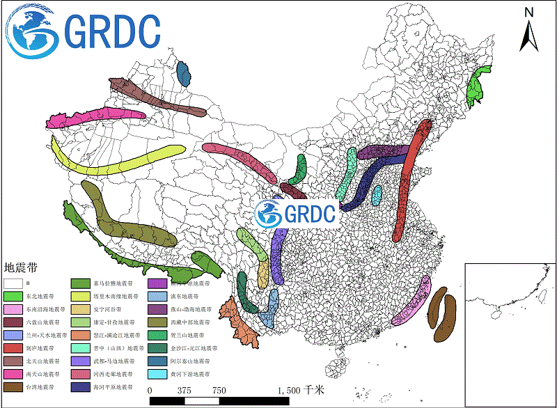 中国地震带数据