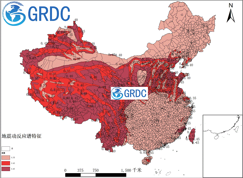 中国地震动反应频谱数据