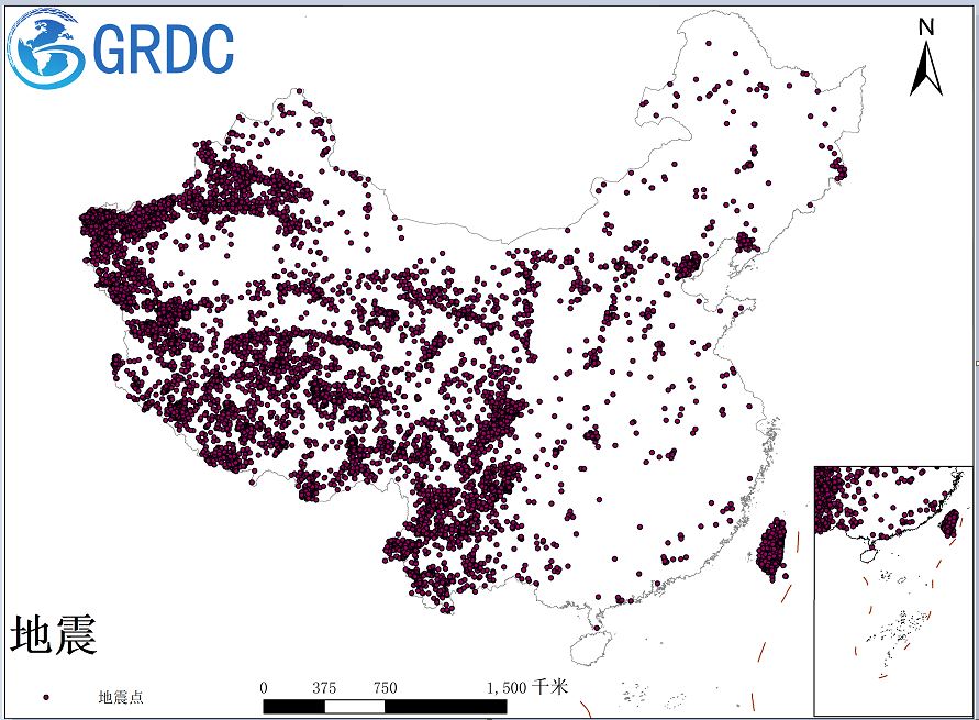 中国历史地震点数据