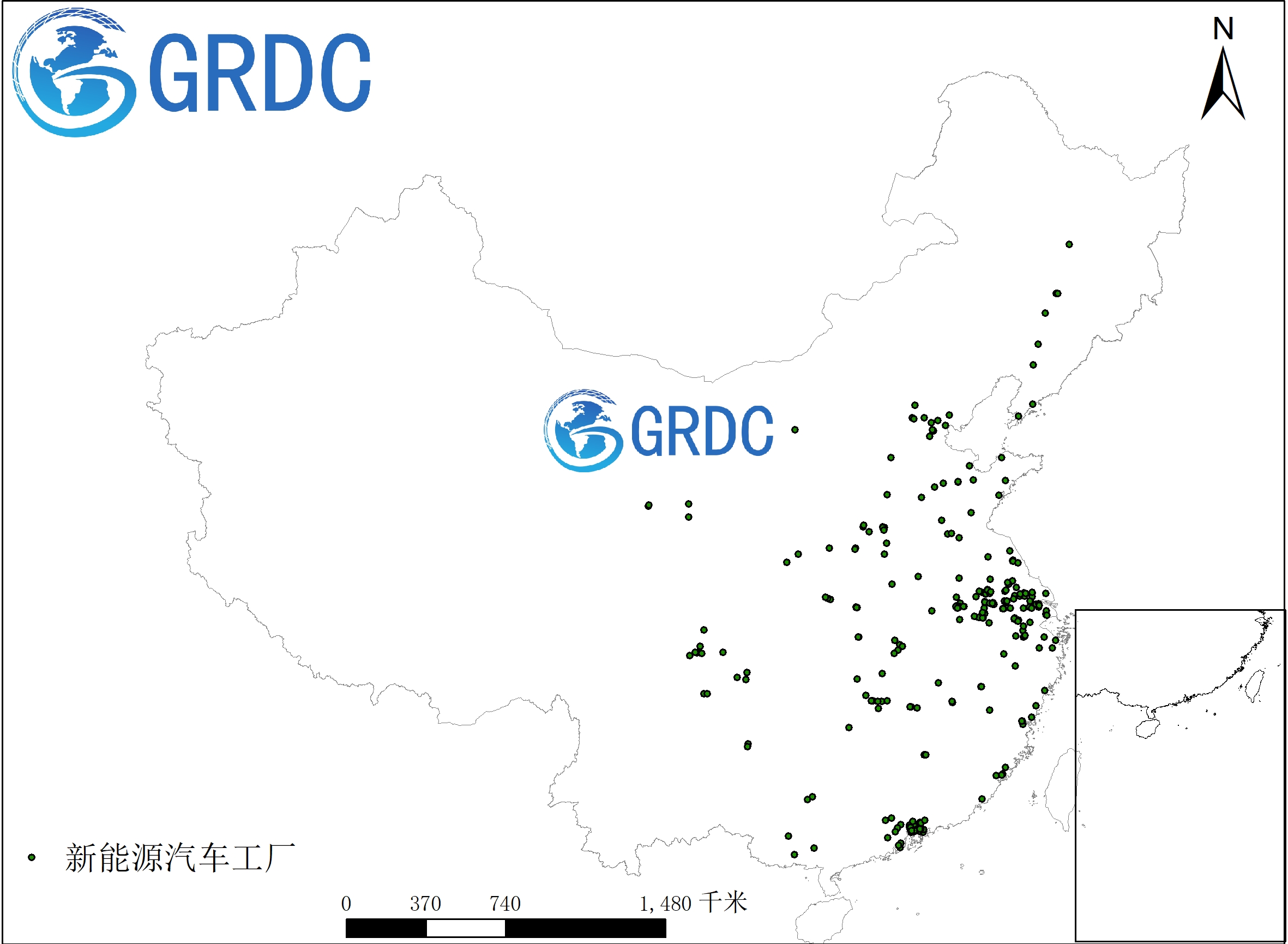 中国新能源汽车工厂分布点数据