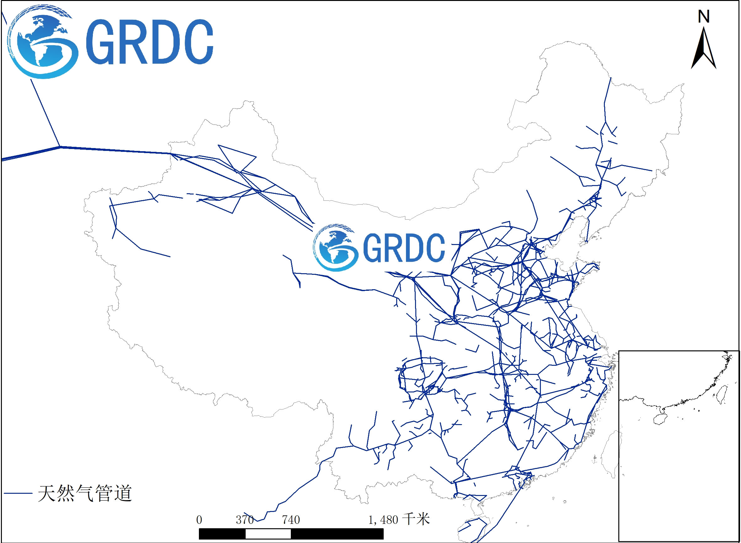 中国天然气管道