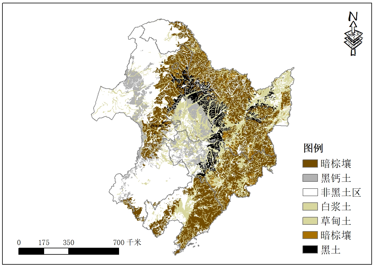 中国黑土地边界范围