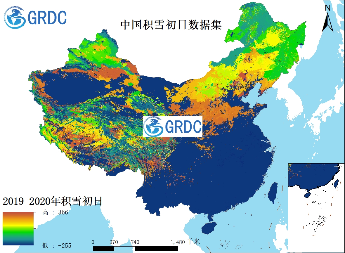 中国积雪物候数据集（2000-2020）