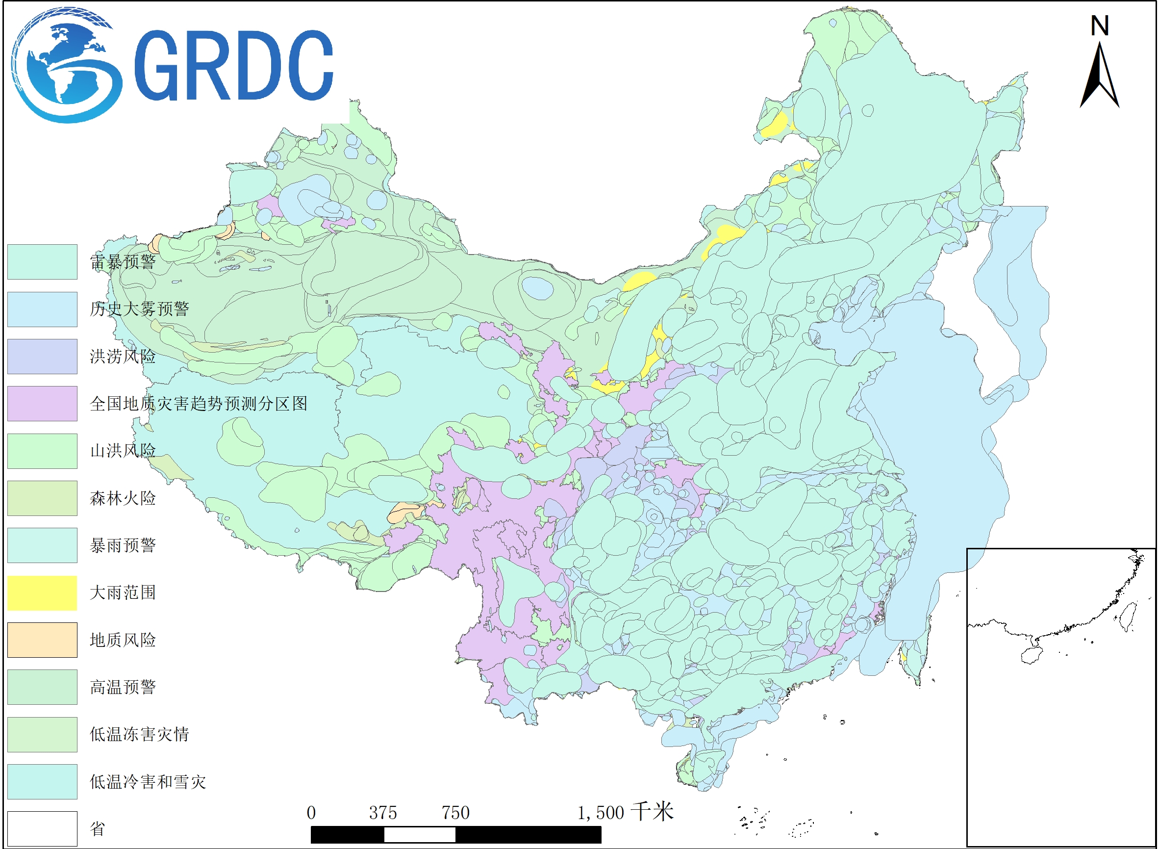 中国历史气象灾害预警数据集