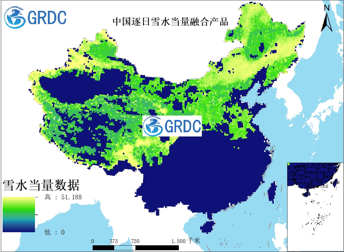中国逐日雪水当量融合产品（1980-2020）