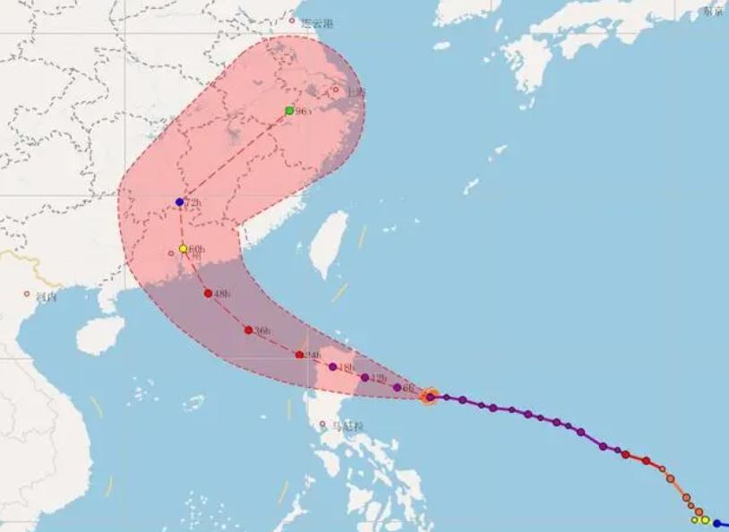 中国历年台风最佳路径数据集(1949-2019)