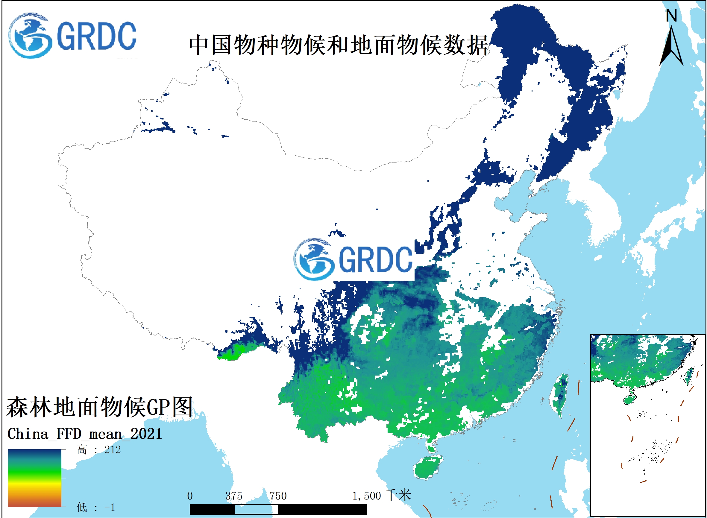 中国物种物候和地面物候数据（1951-2021）