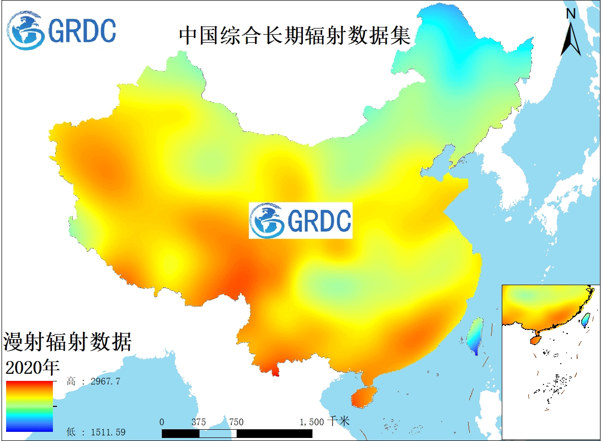中国综合长期辐射数据集