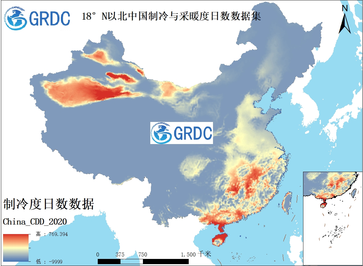 18°N以北中国制冷与采暖度日数数据集（1981-2020）