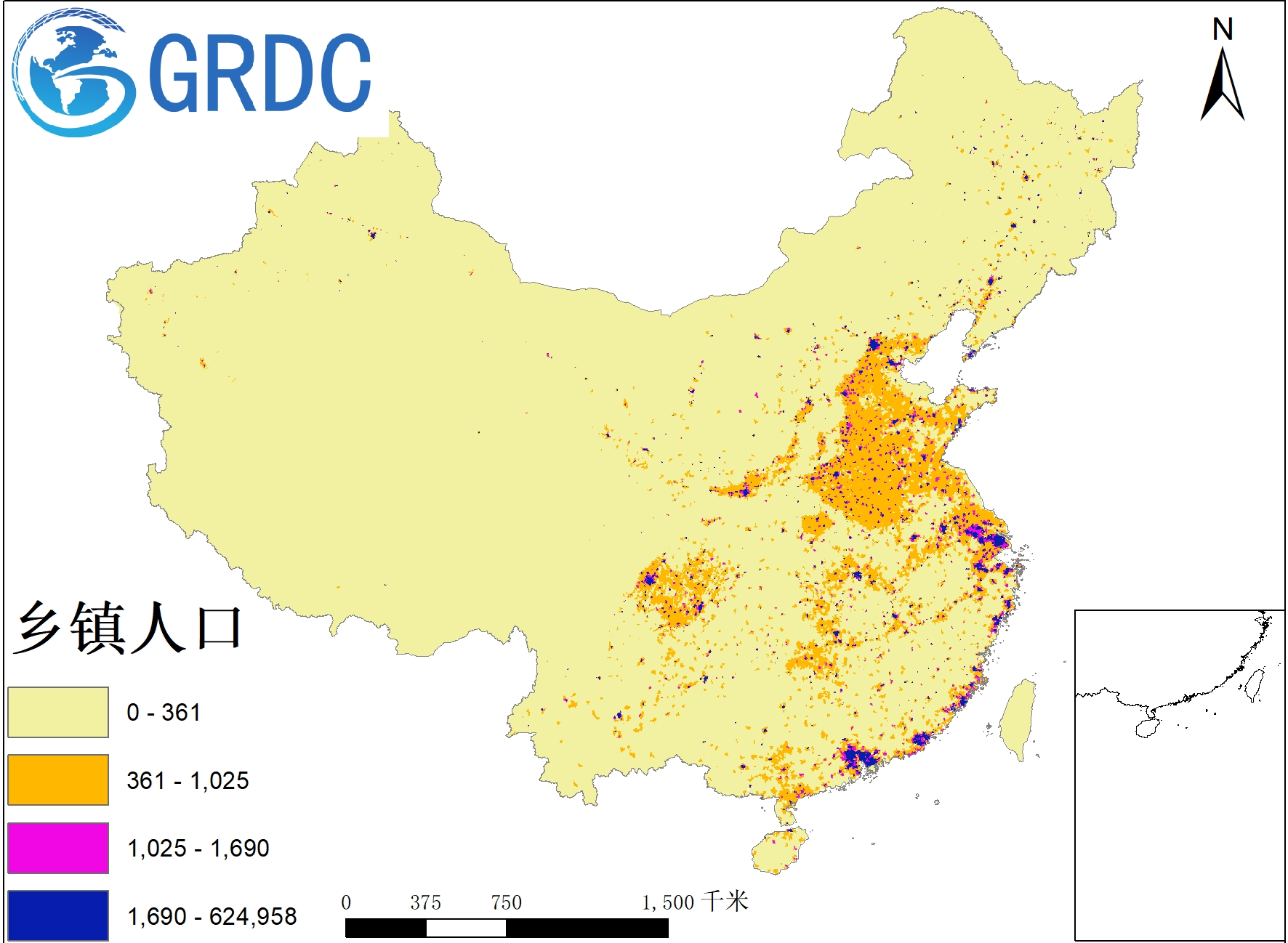 2010中国乡镇（街道）人口数据