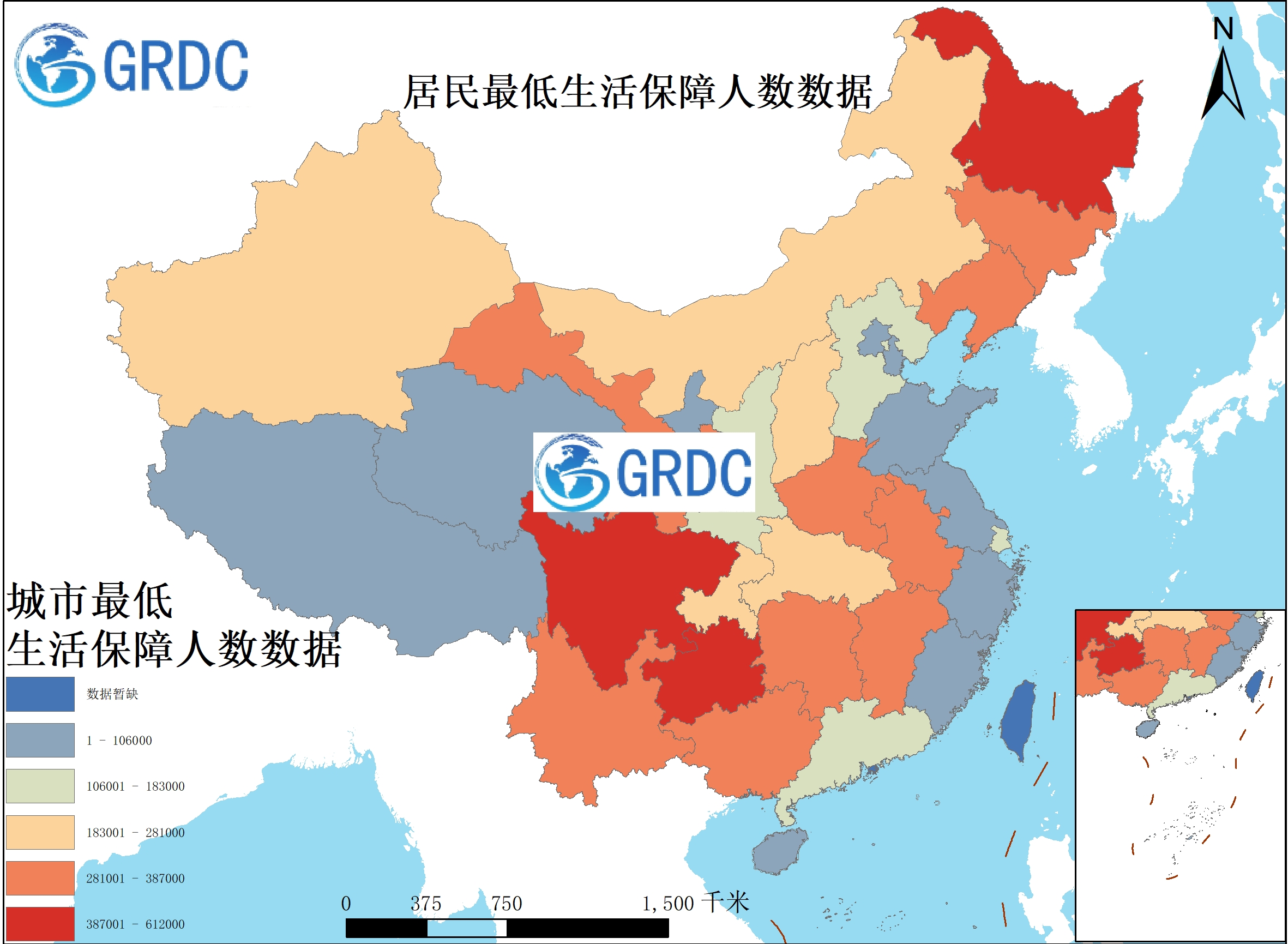 居民最低生活保障人数数据（2020-2022）