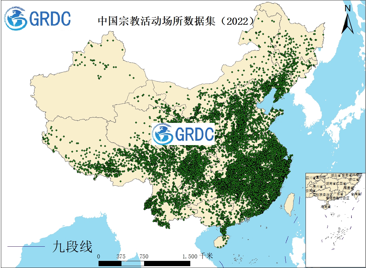 中国宗教活动场所数据集（2022）