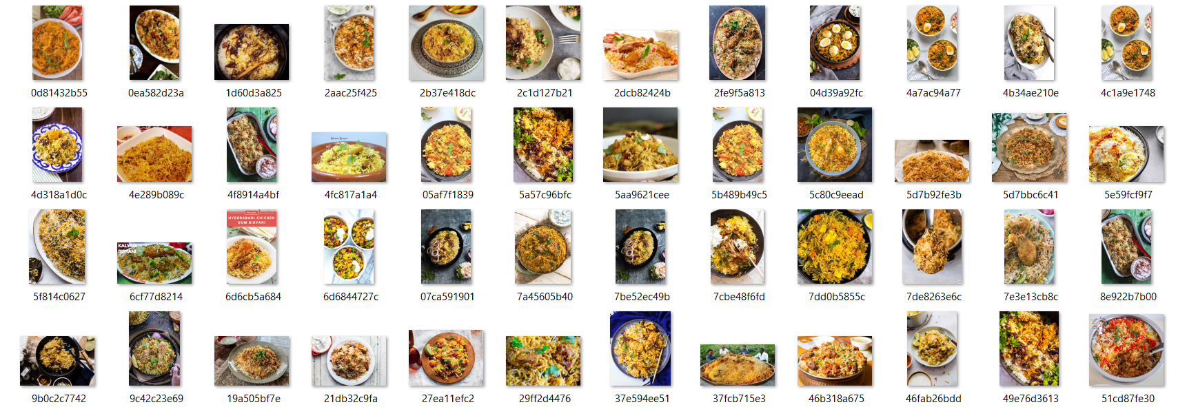 印度食品图像数据集