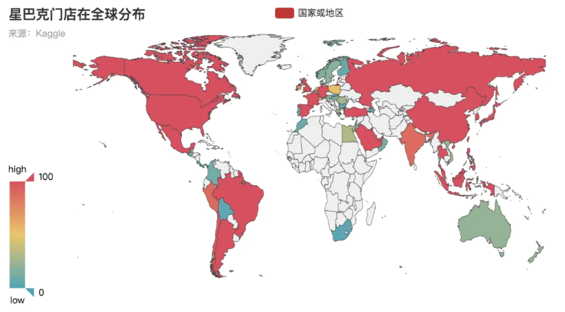 星巴克全球门店
