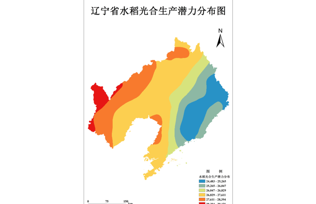 辽宁省1km水稻光合生产潜力数据集（1960-2010年）