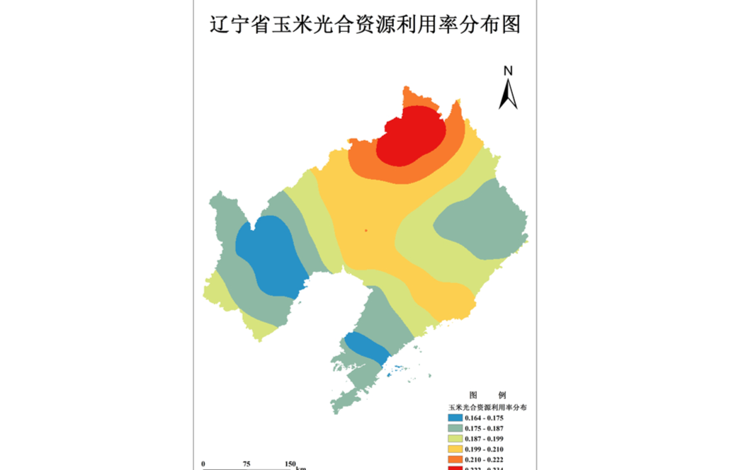 辽宁省1公里玉米光合资源利用效率数据集（1960-2010年）
