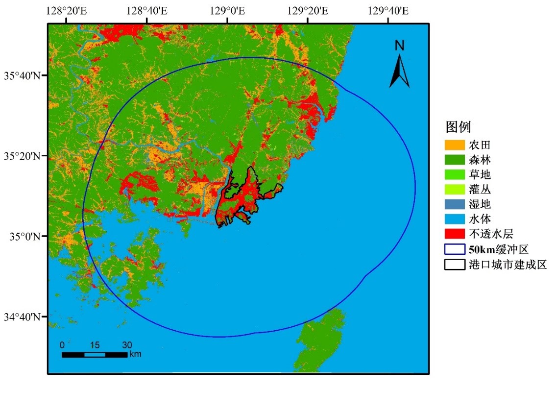 “一带一路”沿线25个口岸城市及周边地区土地覆盖分类数据集