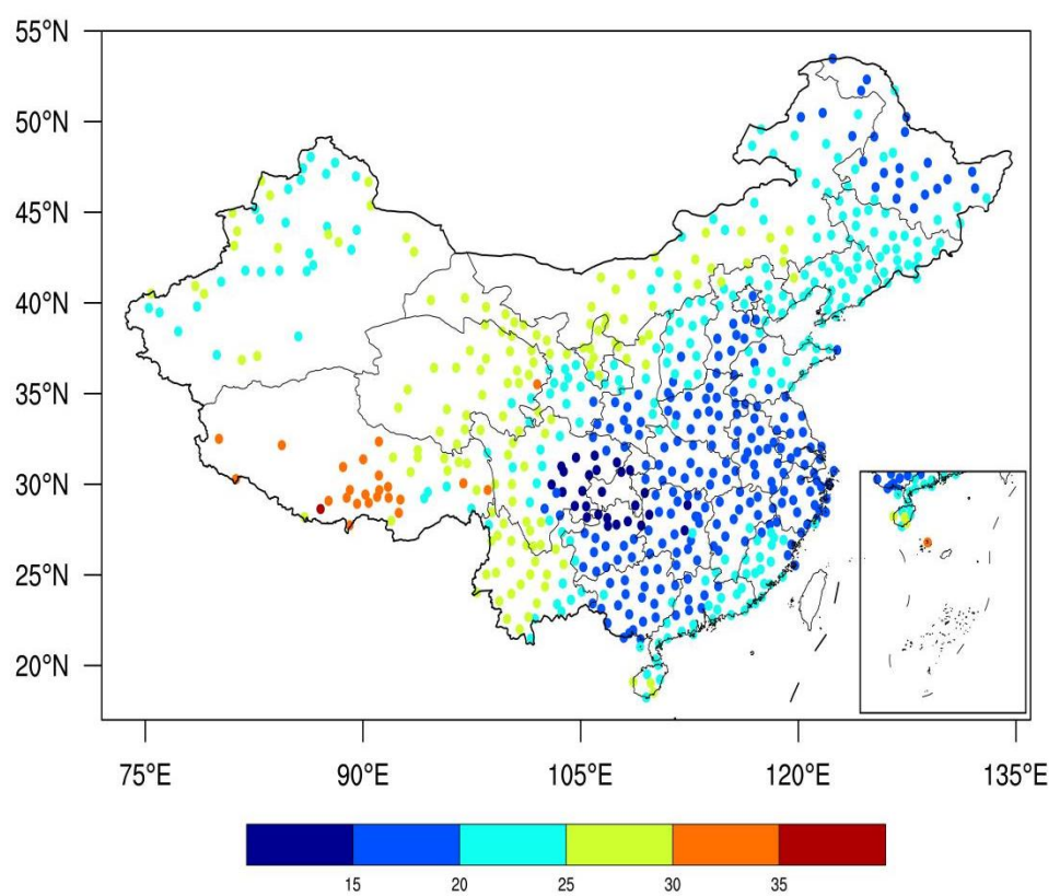 中国光合有效辐射数据采集重建(1961-2014年)