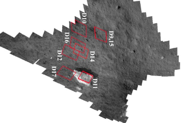 嫦娥五号着陆器获取的原位光谱数据