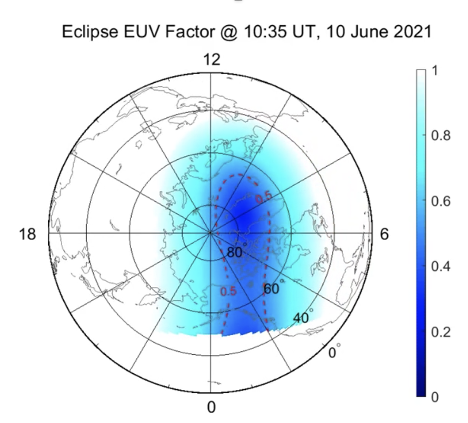 基于极日食研究的磁层-电离层耦合模拟