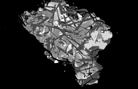 嫦娥五号土壤中单斜辉石的主量元素组成