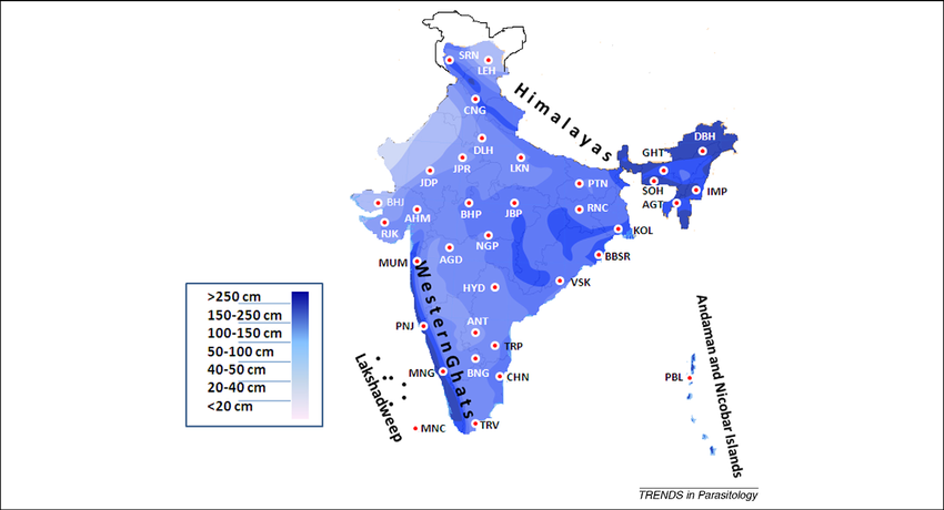 印度IMD降雨量数据集2022