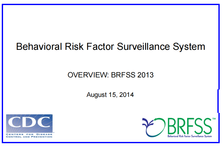 行为危险因素监测系统-2013