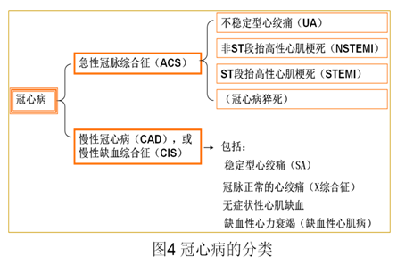 冠状动脉疾病的分类