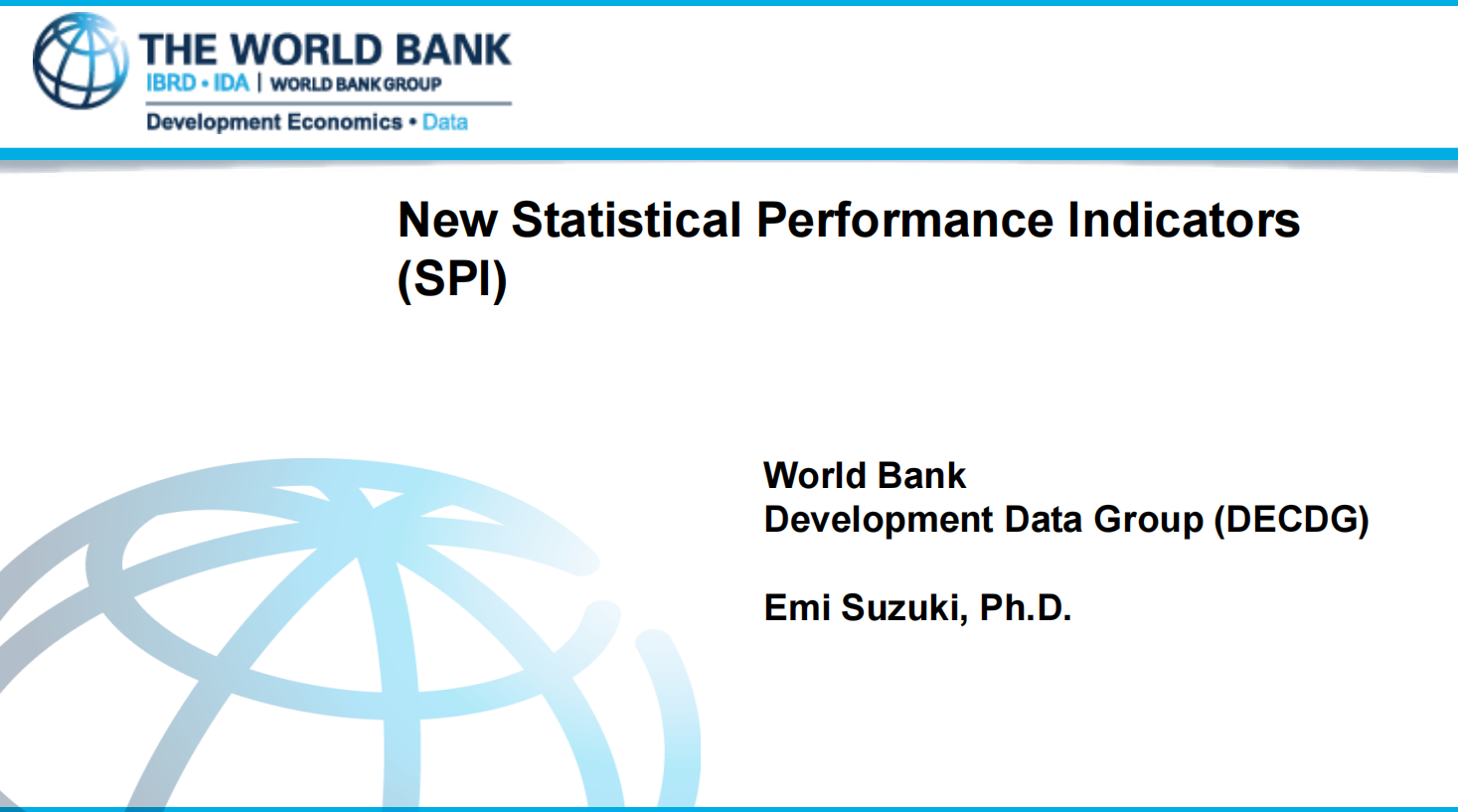 世界银行统计绩效指标