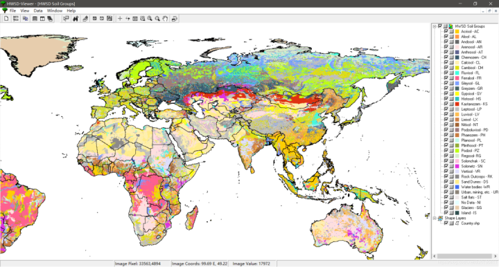 土壤数据格雷维纳