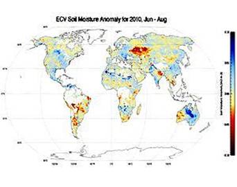 土壤湿度遥感数据（德国，2013年）
