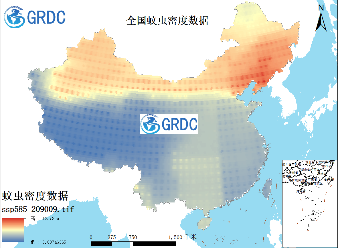 全国蚊虫密度数据