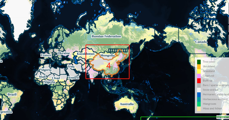2020年ESA 10m 土地覆盖数据