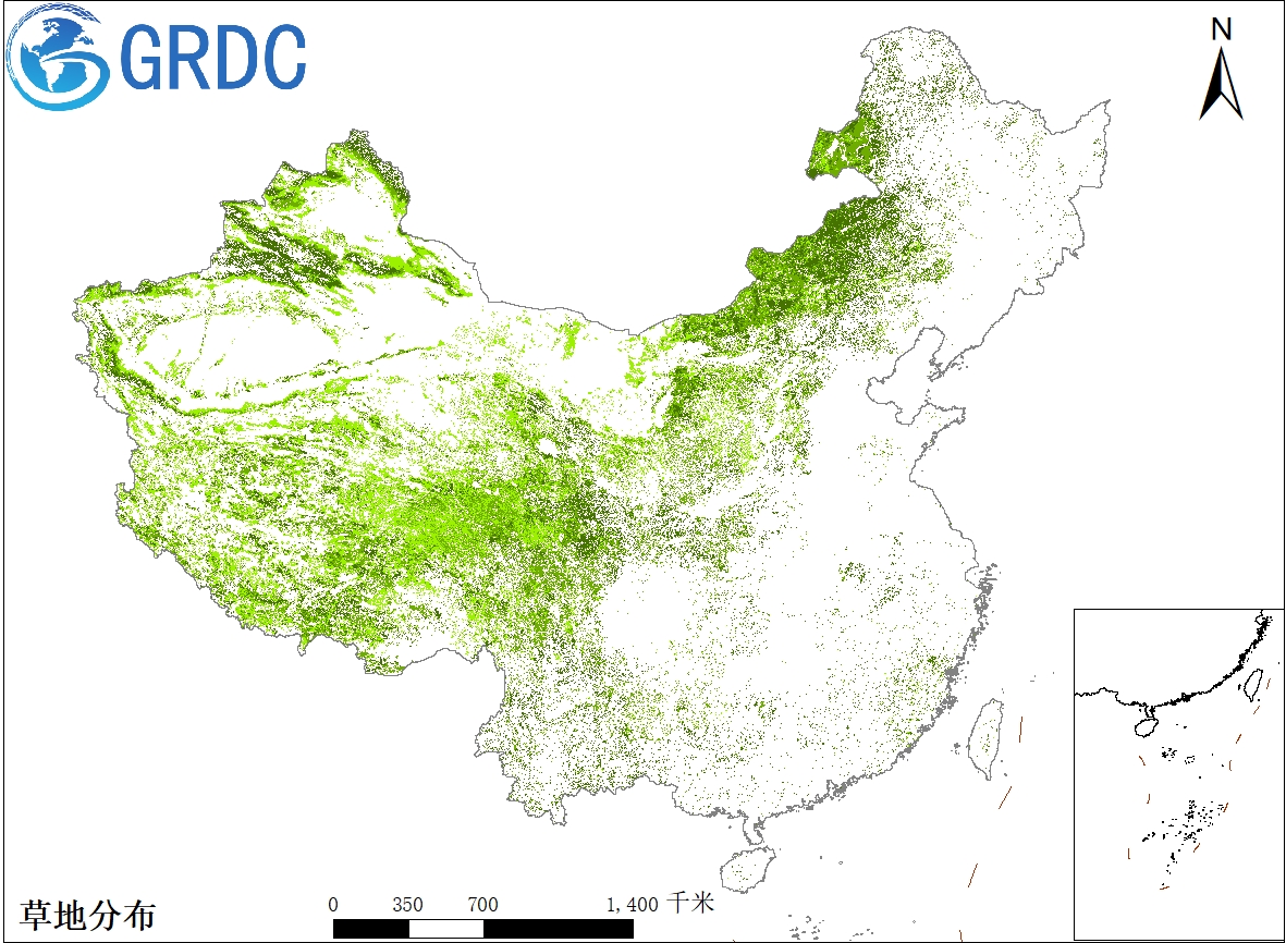 全国30米草地遥感监测空间分布数据