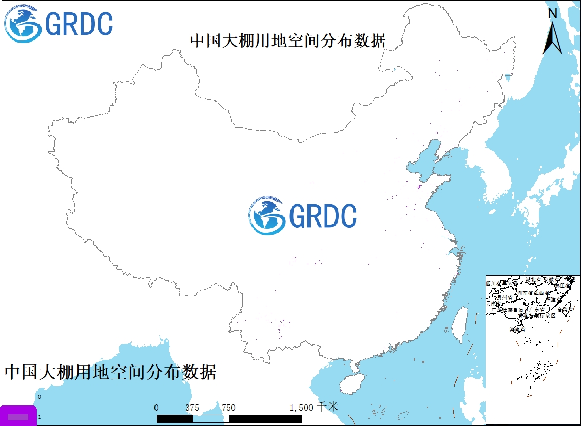 全国30米农业大棚空间分布数据