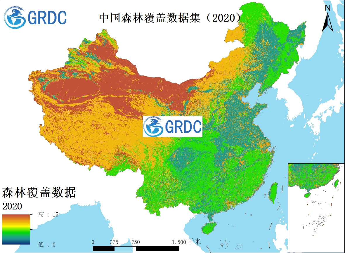 中国森林覆盖数据集（2020）