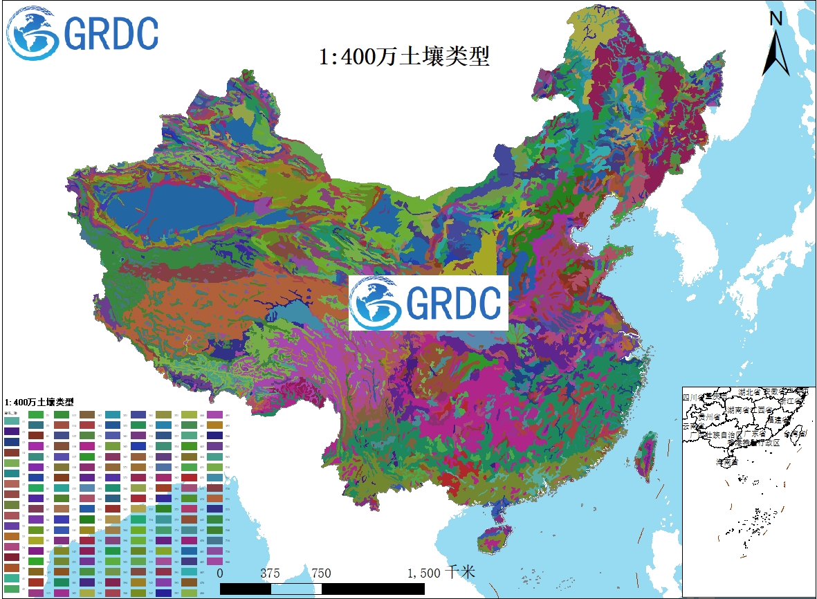 1:400万土壤类型数据
