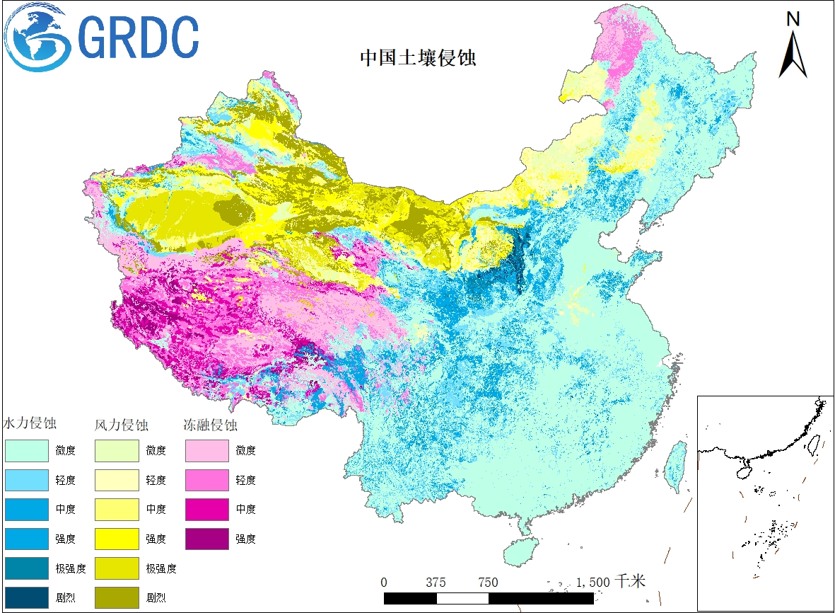 中国1000米分辨率土壤侵蚀数据