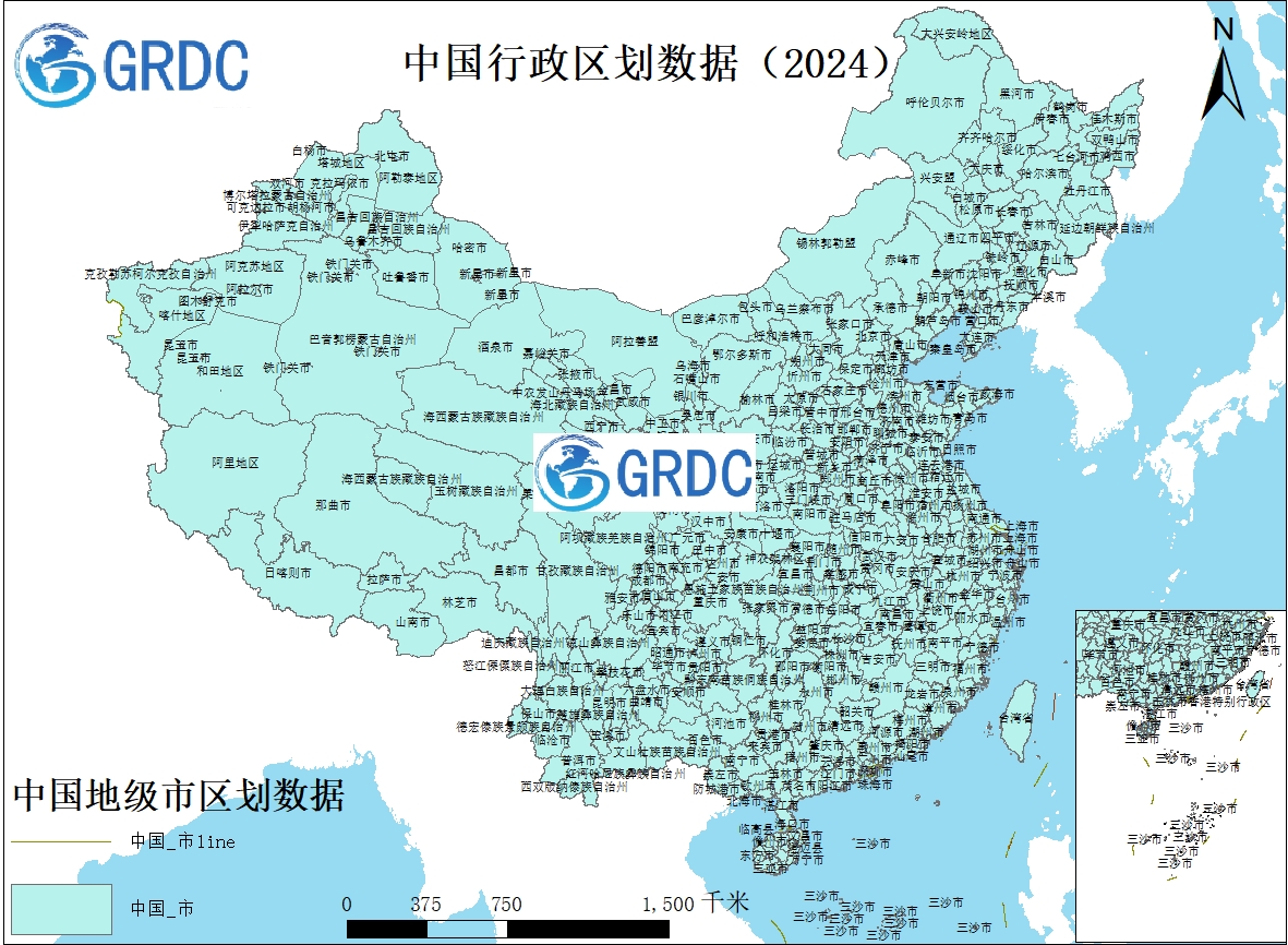 全国行政区划数据（2024）
