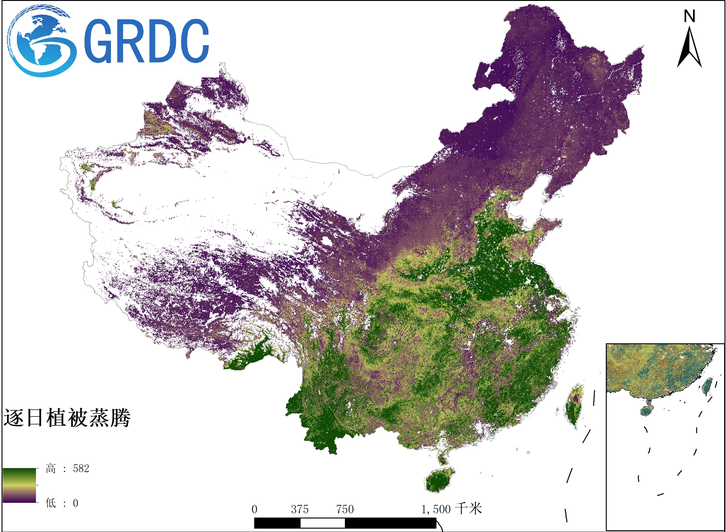 2000年至今逐日植被蒸腾