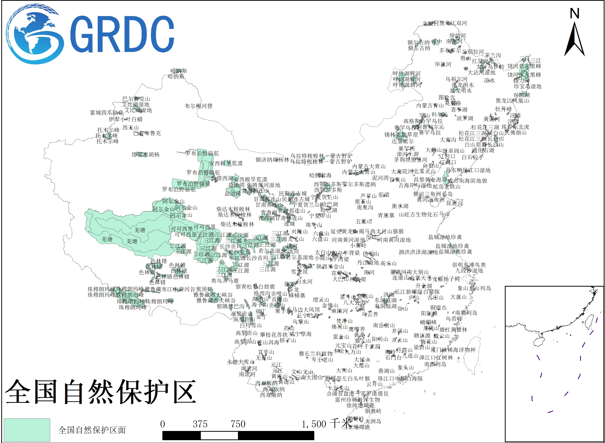 2022年全国自然保护区