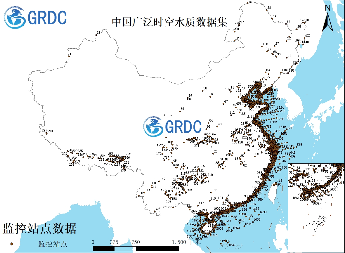 中国广泛时空水质数据集（1980-2022）