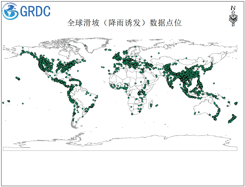 全球滑坡（降雨诱发的）数据（有时间属性）