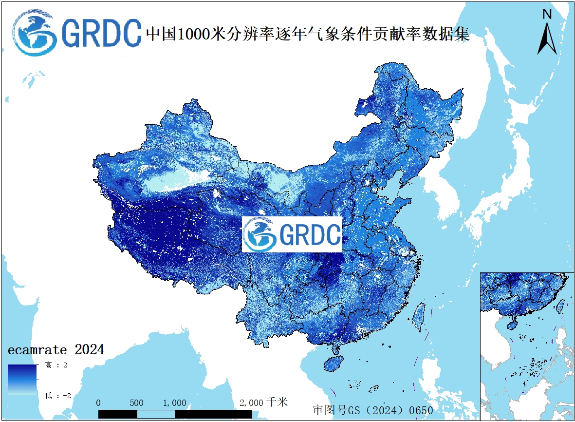全国逐年气象条件贡献率数据集（2002-2025）