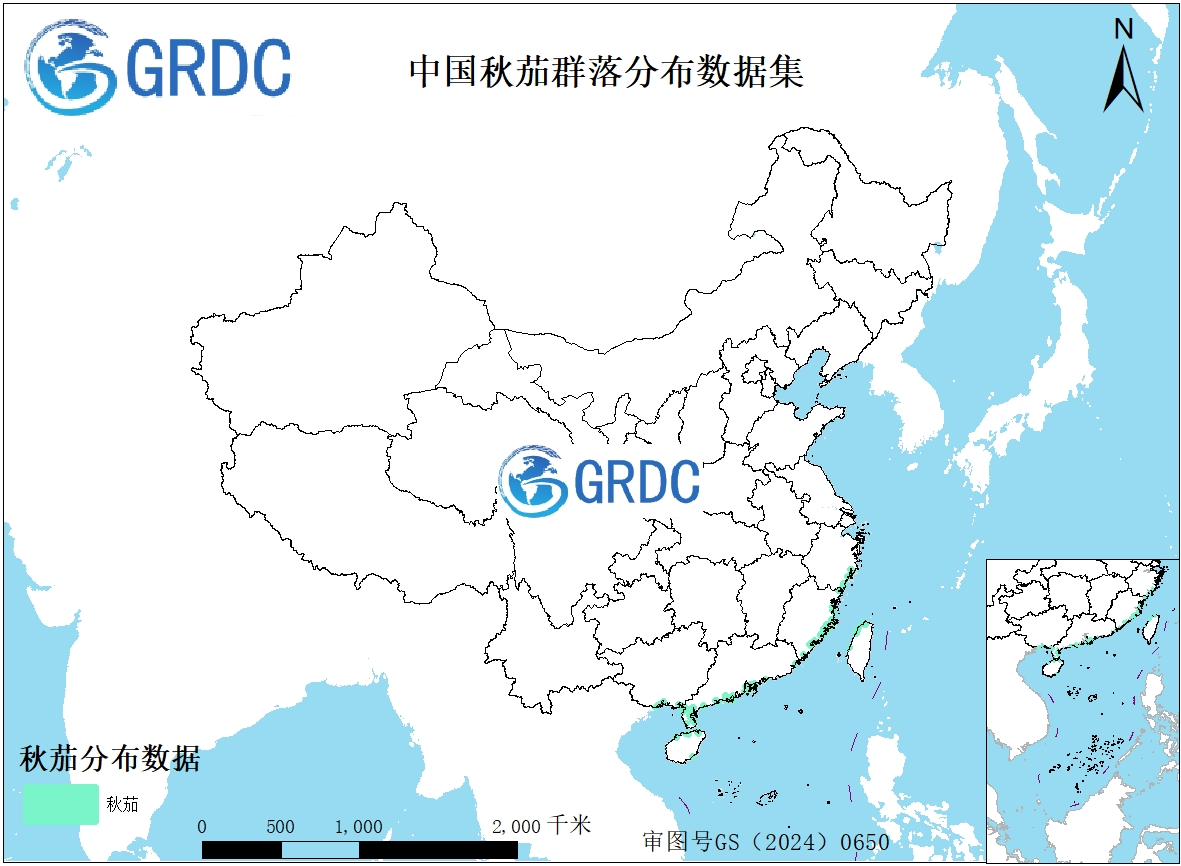 中国秋茄群落分布数据集（2020）