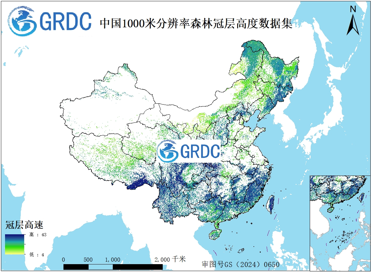 全国森林冠层高度数据集（2005）