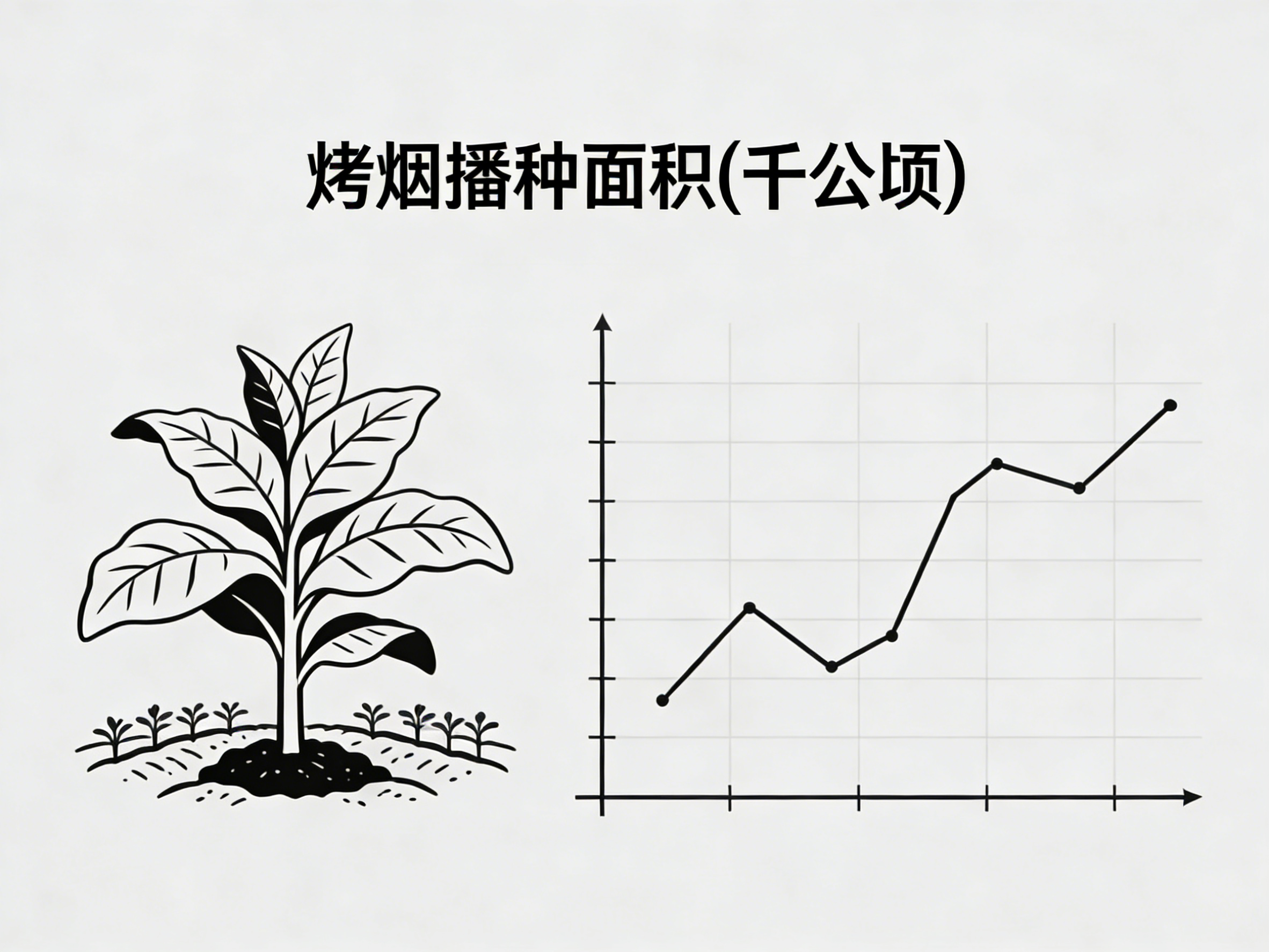 1960年-2024年中国烤烟播种面积数据集